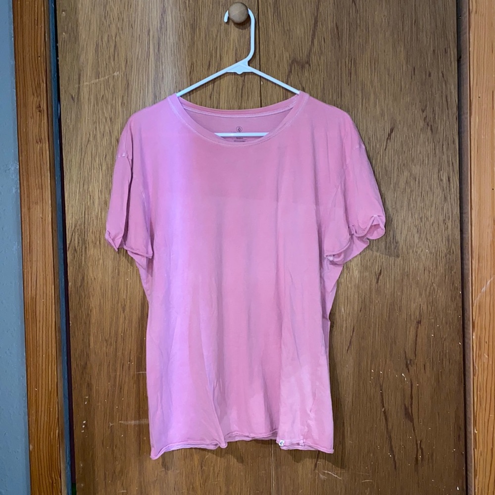 Volcom Baby pink loose fit shirt